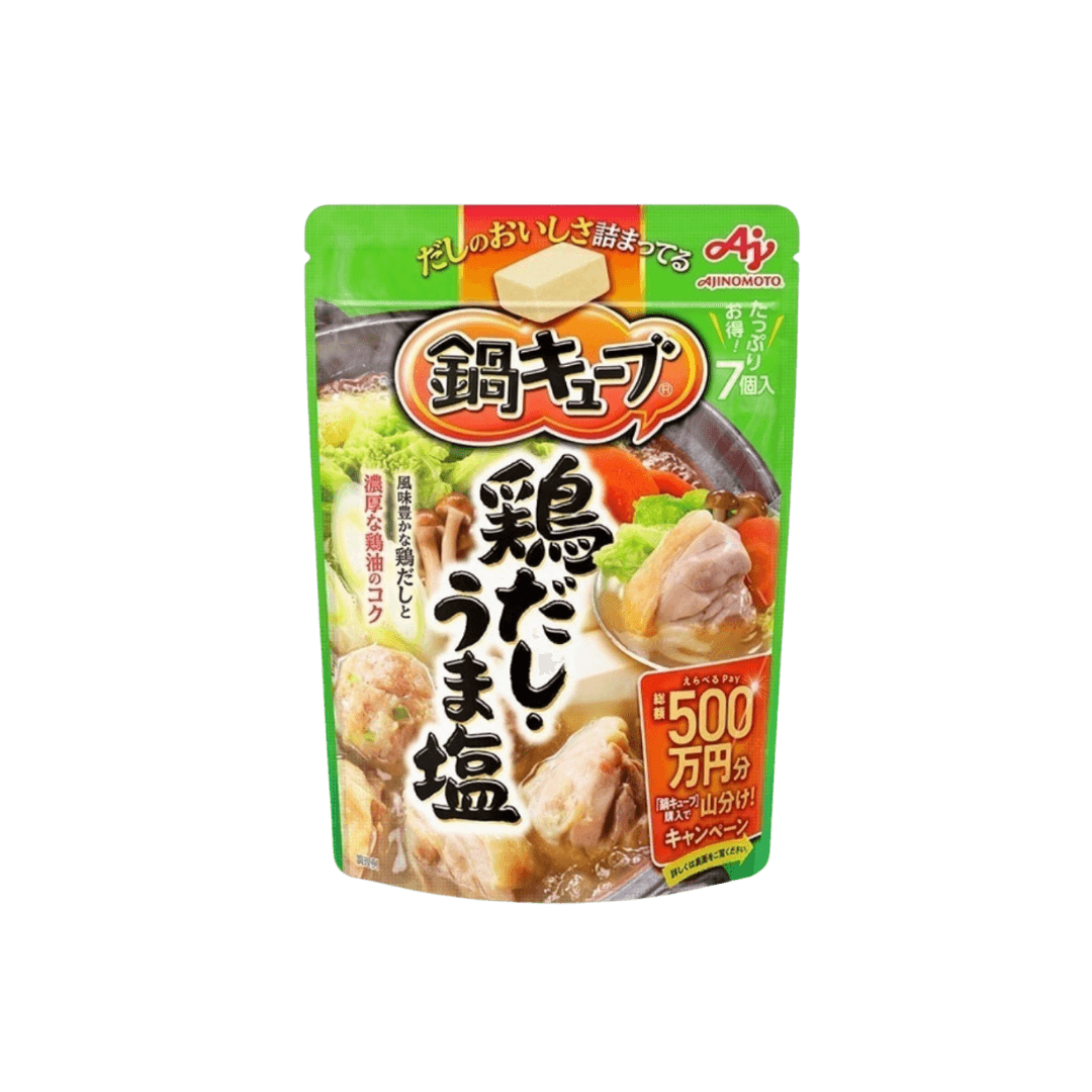 【味之素】雞湯高湯鹽味調味塊7塊 51g