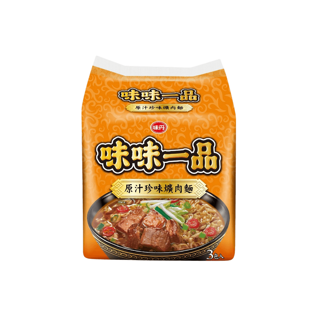 【味味一品】原汁珍味爌肉麵(一包3入)