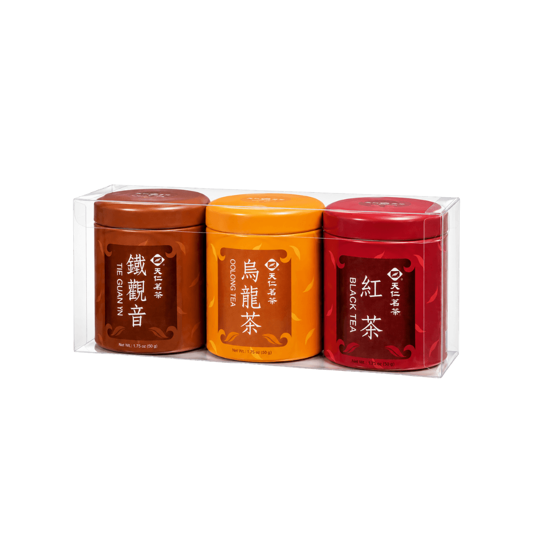 【天仁茗茶】三小福(烏龍茶、鐵觀音、紅茶) 30g*3
