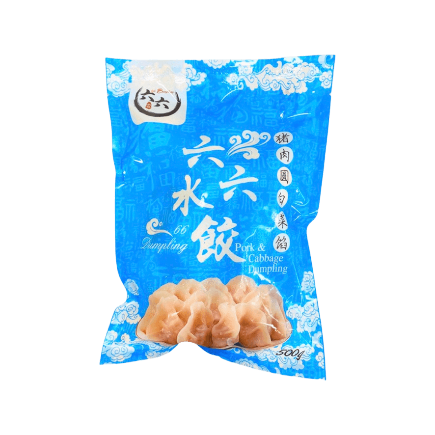 【六六水餃】豬肉圓白菜 500g