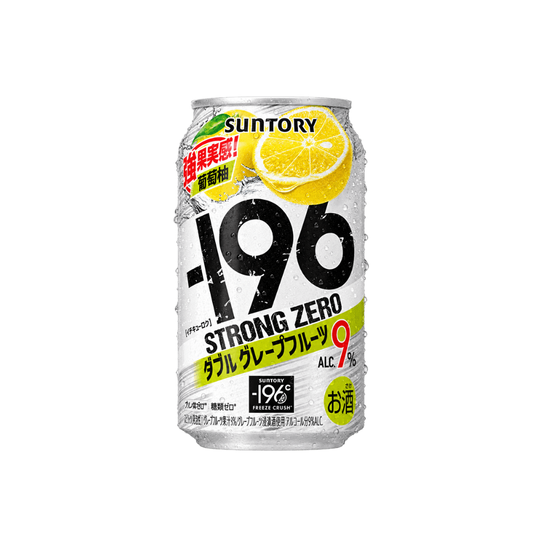 【三得利】-196℃ 強力零度雙倍西柚氣泡酒