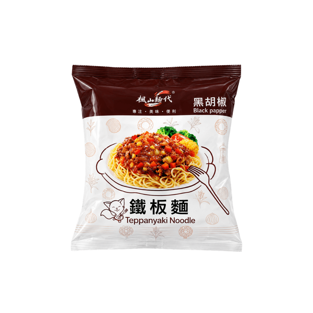 【橫山拾穗】黑胡椒鐵板麵330g(冷藏有效：29/09/2026)