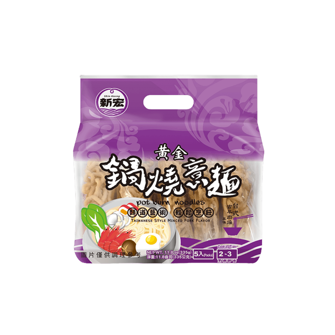 【新宏】黃金鍋燒意麵台式肉燥 335g