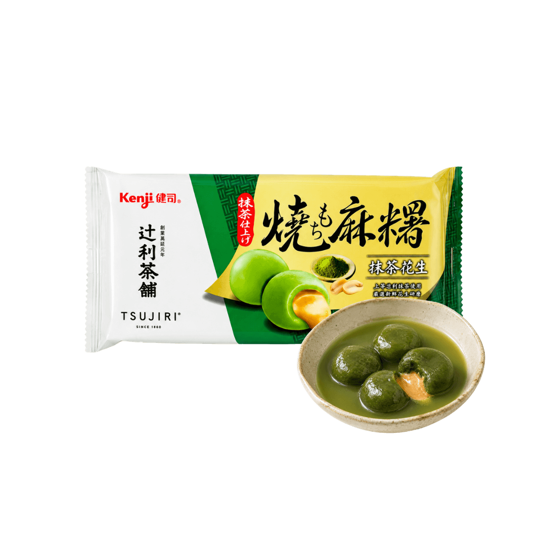 【健司】燒麻糬 抹茶花生 160g