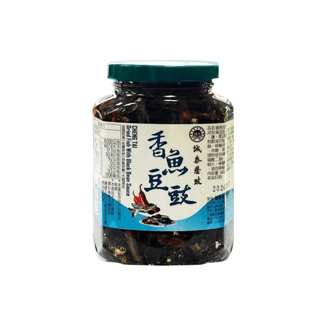 【誠泰】香魚豆豉 360g