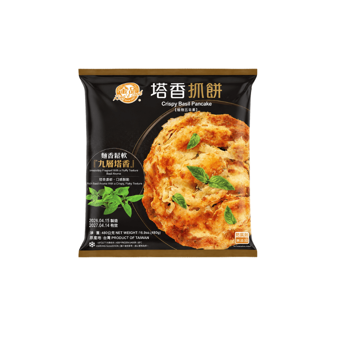 【金品】塔香抓餅120g/包(4入)