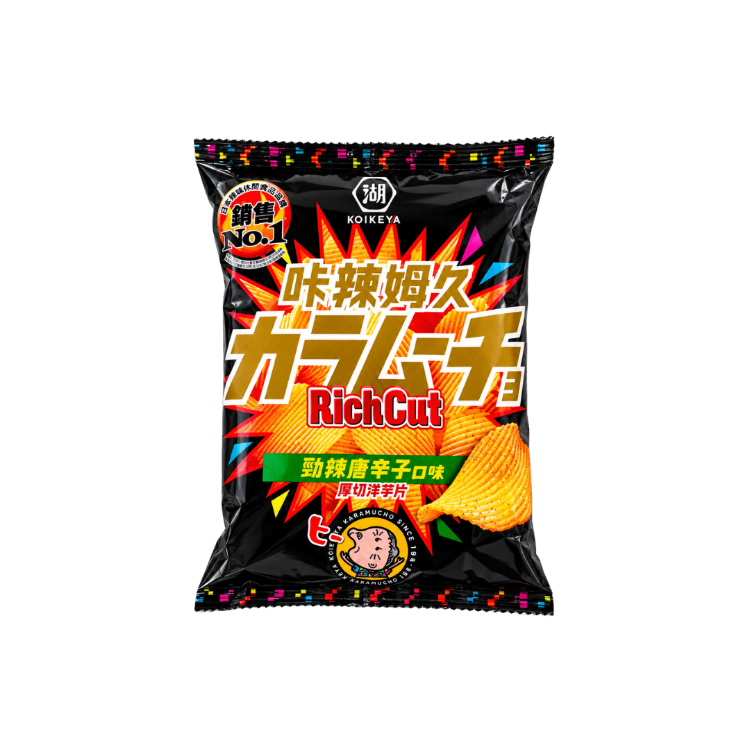 【湖池屋】厚切咔辣姆久 66g